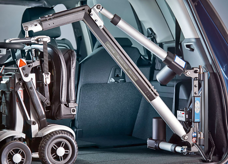 Grúa de elevación para silla de ruedas