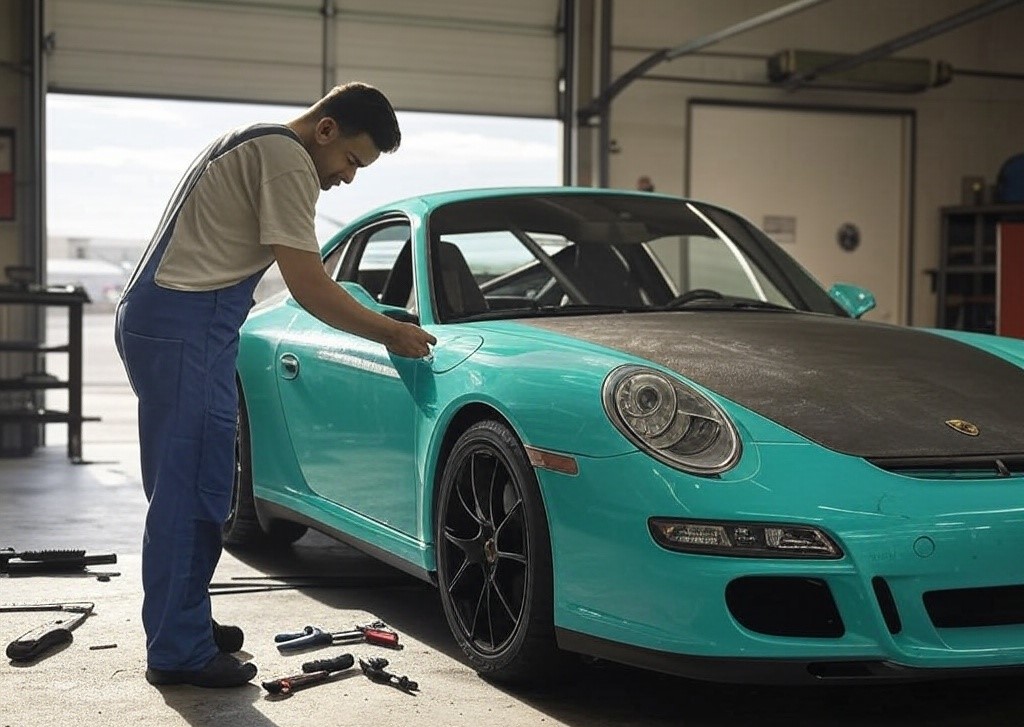 PPF protegiendo pintura del sol y pequeños impactos